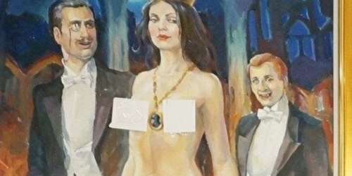 В галерее Екатеринбурга заклеили картины с обнаженными женщинами