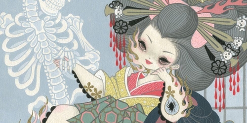 Известная японская художница привезла в Европу готическую мангу