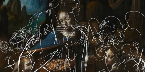 Исследователи показали скрытую картину под известнейшей работой да Винчи