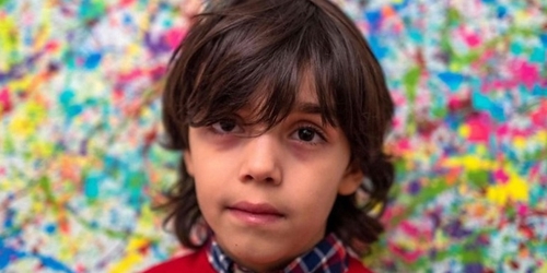 Семилетний художник открыл свою персональную выставку в Берлине