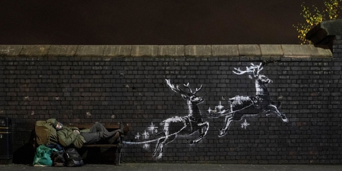 Бэнкси представил новую работу в Бирмингеме