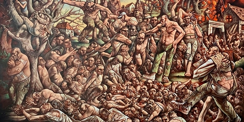 Шотландский художник посвятил картину резне в Сребренице