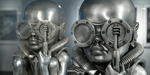 В Галерее Гагосяна показали совместный проект Ханса Гигера и Марка Прента