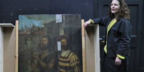 Исследователи нашли таинственное изображение под картиной из Музея Боуза