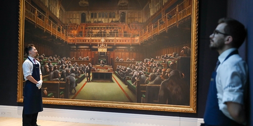 Картина Бэнкси установила новый рекорд на аукционе