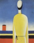 Живопись | Казимир Малевич | Сложное предчувствие (Торс в желтой рубашке) 1930