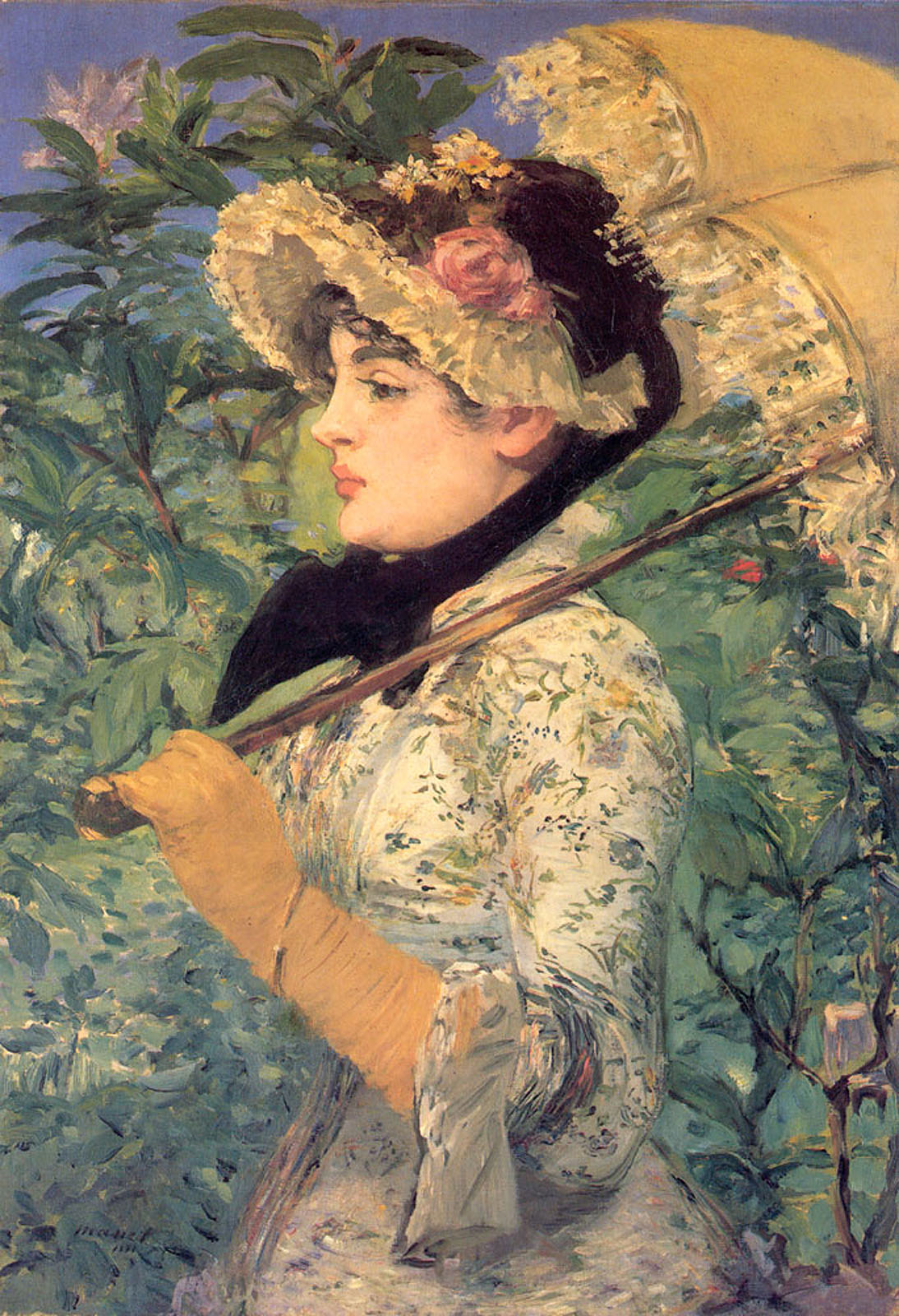 Édouard Manet (Spring Study of Jeanne Demarsy)