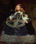 Живопись | Диего Веласкес | Портрет инфанты Маргариты в синем платье, 1660