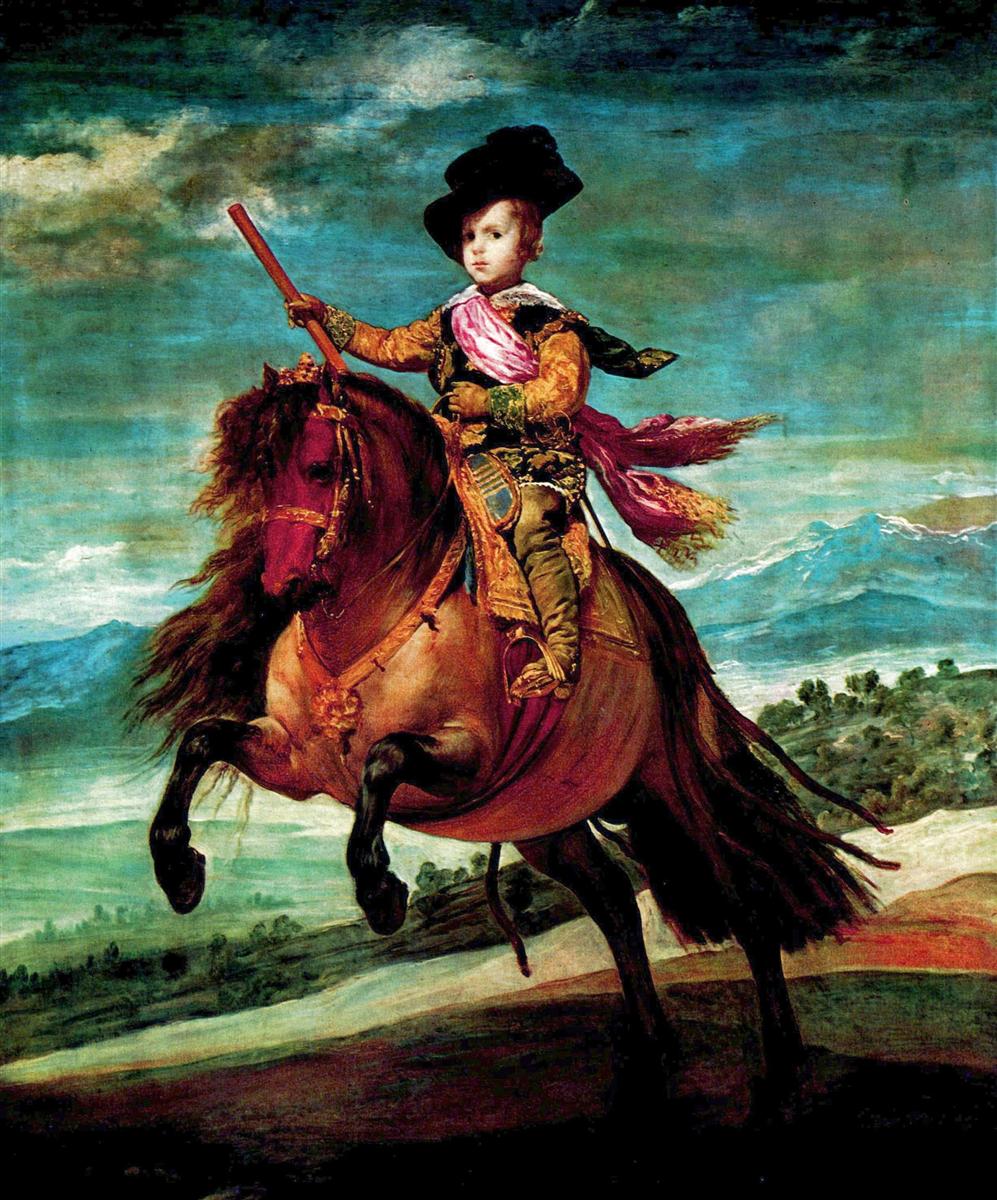 Diego Velázquez (Prince Balthasar Carlos on horseback. 1634)