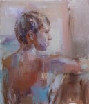 Живопись | Нелина Трубач-Мошникова | The portrait of young man