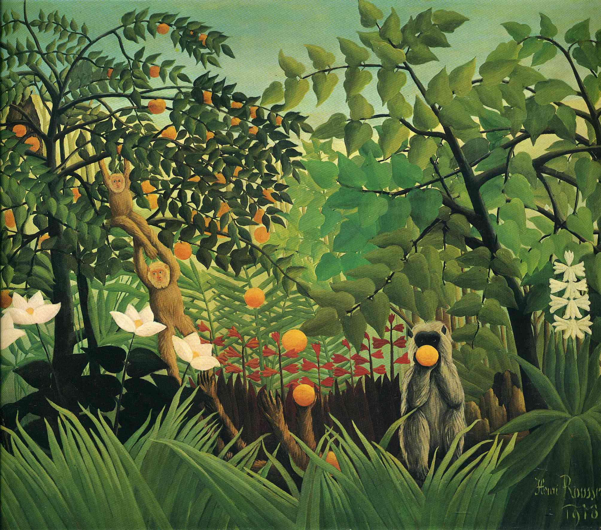 Henri rousseau картины