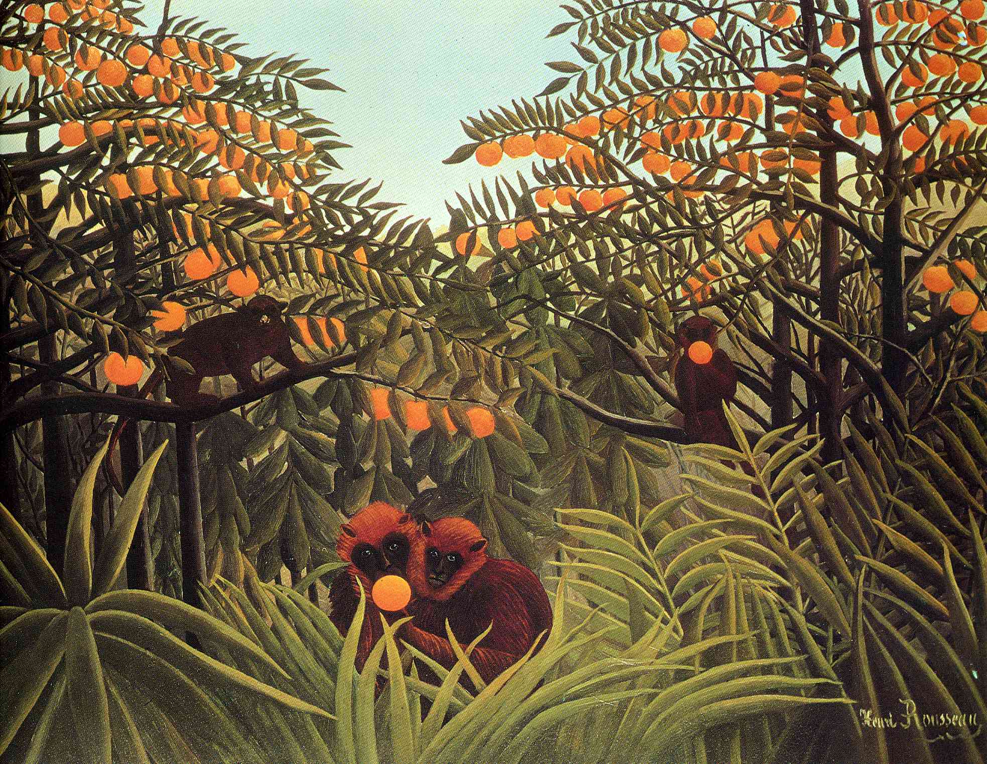 Henri rousseau картины