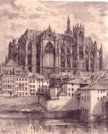 Архитектура | Albert Robida | Cathédrale Saint-Étienne de Metz