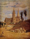 Архитектура | Camille Corot | Cathédrale Notre-Dame de Chartres