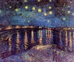 Живопись | Винсент ван Гог | Звёздная ночь над Роной, 1888