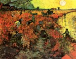Живопись | Винсент ван Гог | Красные винорадники, 1888