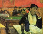 Живопись | Поль Гоген | В кафе. Мадам Жино, 1888