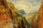 Живопись | Уильям Тёрнер | Mont Blanc from Fort Roch, Val D'Aosta