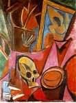 Живопись | Пабло Пикассо | Composition avec tete de mort, 1908