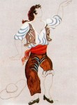 Живопись | Пабло Пикассо | Costume design for ballet 