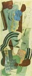 Живопись | Пабло Пикассо | Femme a la guitare, 1913