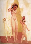 Живопись | Пабло Пикассо | Girl and goat, 1906