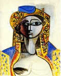 Живопись | Пабло Пикассо | Jacqueline in turkish costume, 1955