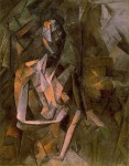 Живопись | Пабло Пикассо | Seated female nude, 1910