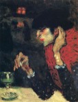 Живопись | Пабло Пикассо | The Absinthe Drinker, 1901