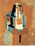 Живопись | Пабло Пикассо | Verre et bouteille de Suze, 1912