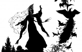 Черно-белые иллюстрации к сказкам от Нирута Путтапипата