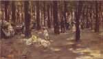 Живопись | Макс Либерман | Детская площадка в Тиргартен-парке. Берлин, 1885