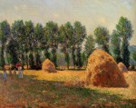 Живопись | Клод Моне | Стога сена в Живерни, 1885