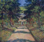 Живопись | Клод Моне | Тропинка в саду Моне, Живерни, 1900