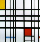 Живопись | Пит Мондриан | Композиция с красным, желтым и синим, 1937