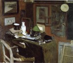 Живопись | Анри Матисс | Interior with a top hat, 1896