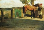 Живопись | Джузеппе Аббати | Лошадь на солнце, 1866
