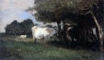 Живопись | Серафино де Тиволи | Пейзаж с волами, 1855