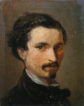 Живопись | Silvestro Lega | Автопортрет, 1861