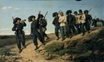 Живопись | Сильвестро Лега | Берсальеры, ведущие пленных, 1861