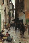 Живопись | Телемако Синьорини | Флорентийское гетто, 1882