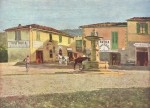 Живопись | Телемако Синьорини | Площадь Сеттиньяно, 1880