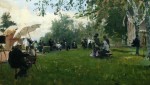 Живопись | Илья Репин | На Академической даче, 1898