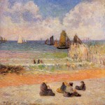 Живопись | Поль Гоген | Bathing, Dieppe, 1885