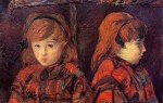Живопись | Поль Гоген | Double portrait of a young girl (Mademoiselle Lafuite), 1883