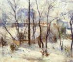 Живопись | Поль Гоген | Garden under Snow, 1879