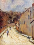 Живопись | Поль Гоген | Osny, rue de Pontoise, Winter, 1883