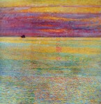 Живопись | Чайлд Хассам | Sunset at Sea, 1911
