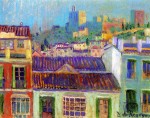Живопись | Darío de Regoyos y Valdés | Vista de la Alhambra