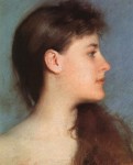 Живопись | Эдмунд Чарльз Тарбелл | Profile, 1900